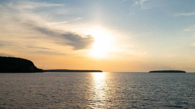 Things to do in Door County - long weekend trip- sunset cruise