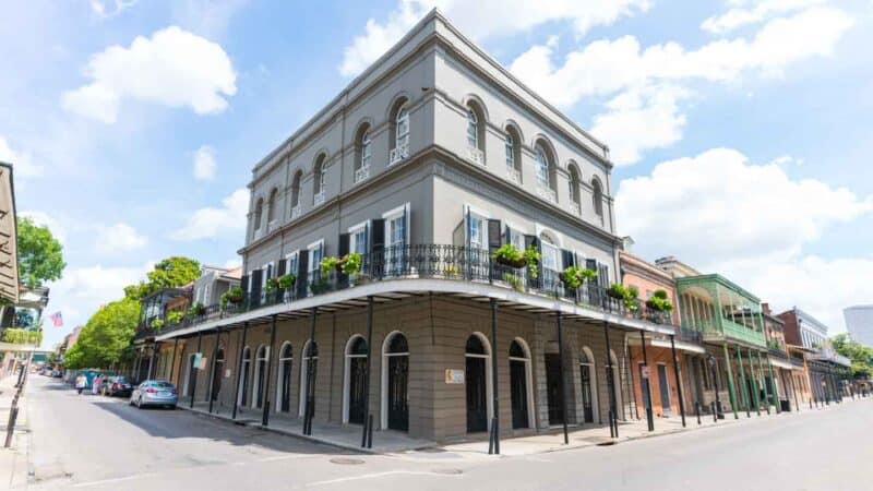 LaLaurie Mansion in the french quater - Haunted houses in New Orleans