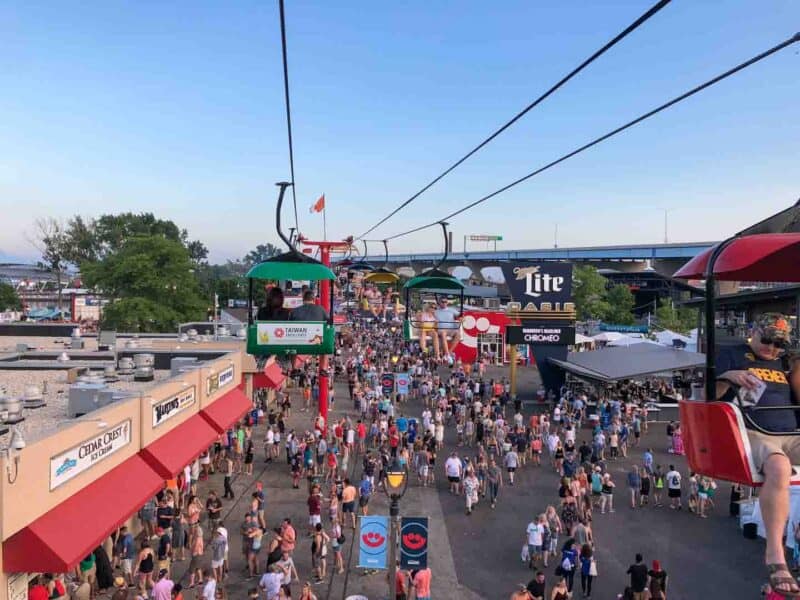 SkyGlide at Milwaukee Summerfest