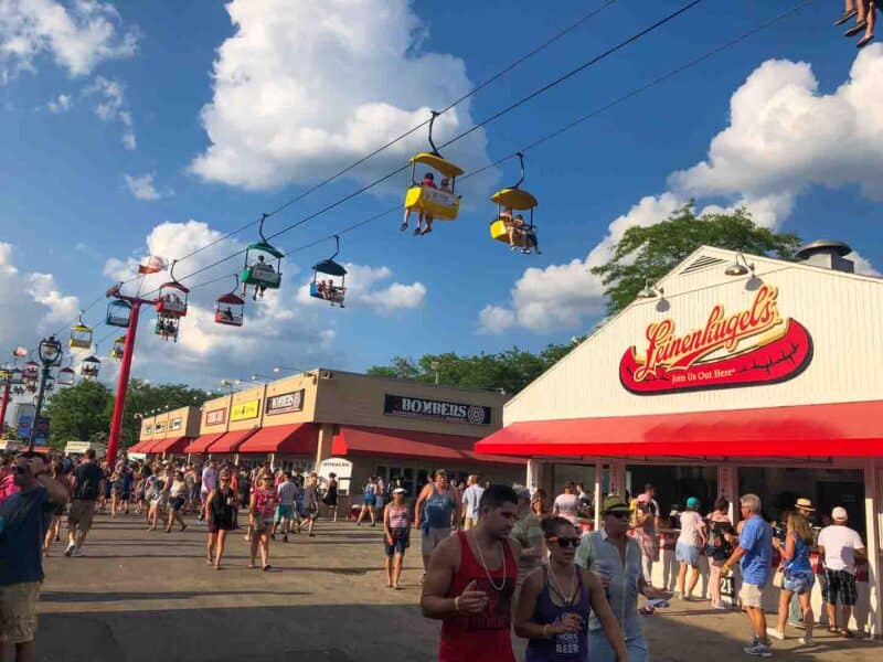 Milwaukee brewery tent at Summerfest