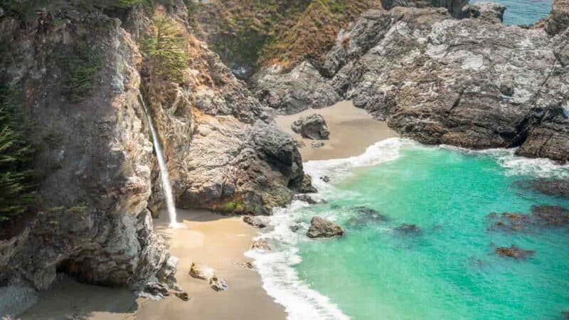 McWay Waterfall along HWY 1 California