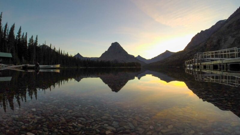 Timelapse tips for GoPro - How to time lapse with a GoPro - Sunset in Glacier NP