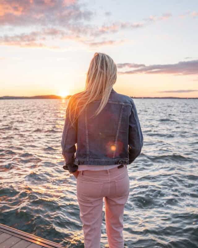 boating on Lake Mendota