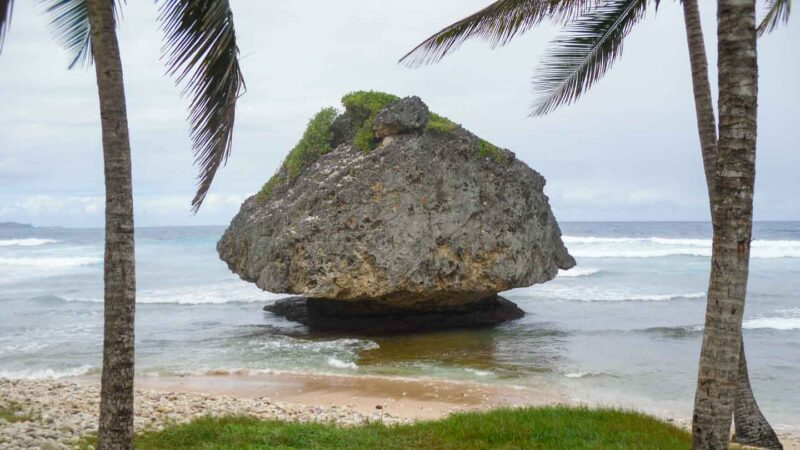 Rock at Bathsheba Beach Barbados
