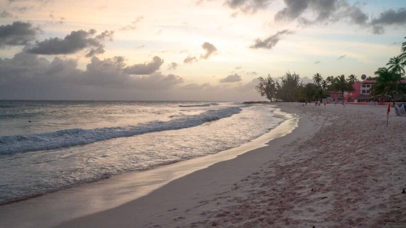 Sunset at Dover Beach Barbados