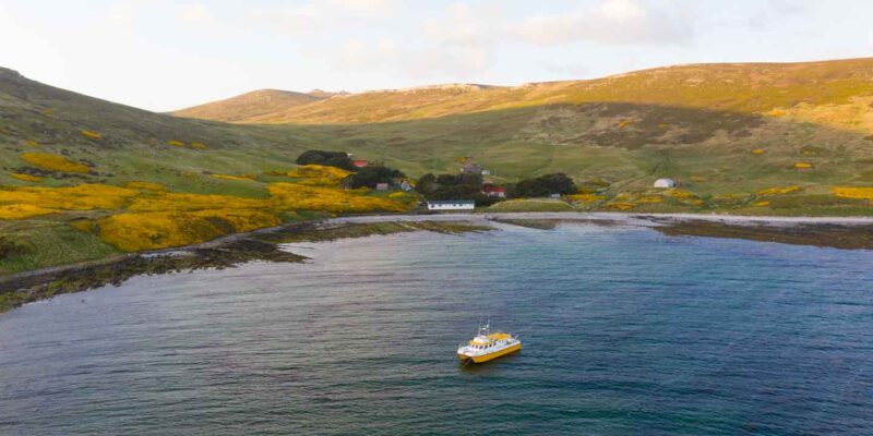 Carcass Island Boat Falkland Islands Itinerary