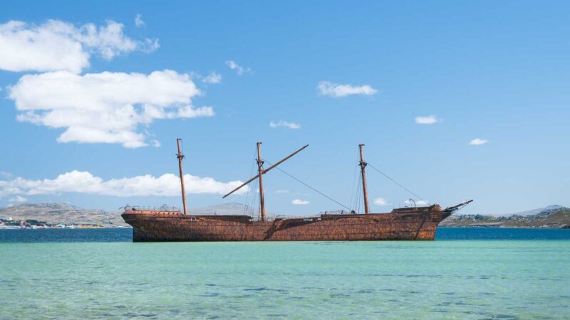 Ship Wreck Stanley Lady Elizabeth Stanley Falkland Islands