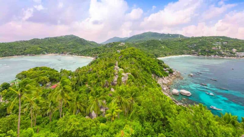 John Suwan viewpoint in Koh Tao