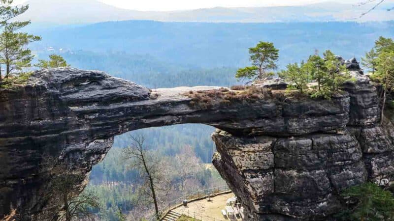 view from Bohemian Switzerland