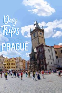 Prague Old Town Square - Pinterest Pin for Best Dat Rips from Prague - Czech Republic Travel