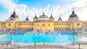 Yellow baroque style buildings of the best Budapest baths - Szechenyi - Featured image