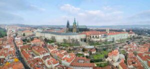 Aerial View of the Prague Castle Drone Photo