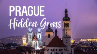Night Sky Secret Viewpoint view of old town - Prague Hidden Gems - Featured Image