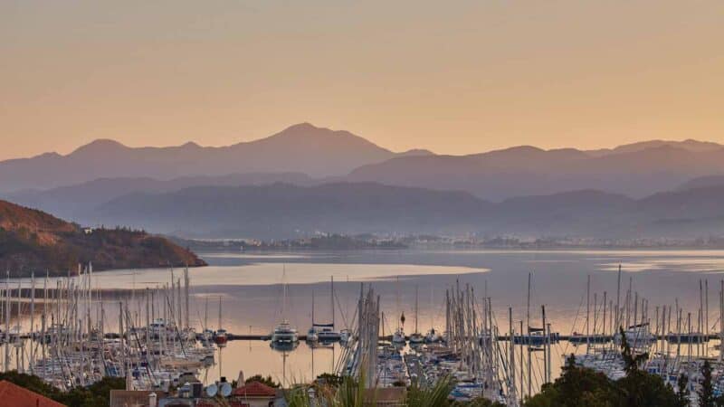 Sunset Feithiye Turkey