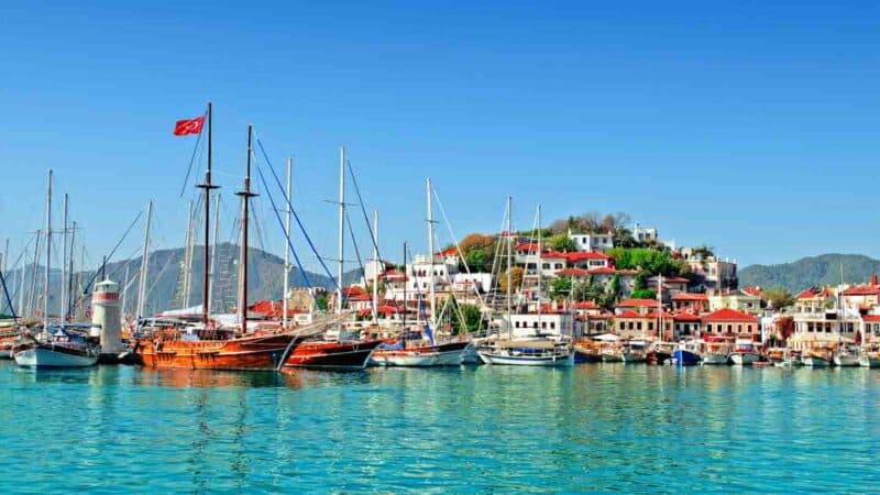 Sailboats at Marmaris Turkey