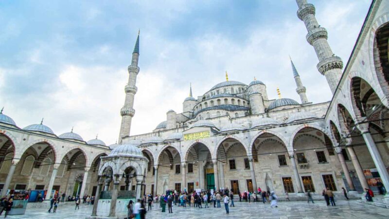 Blue Mosque in Istanbul Turkey