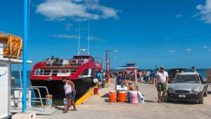 Holbox Ferry to Isla Holbox Mexico