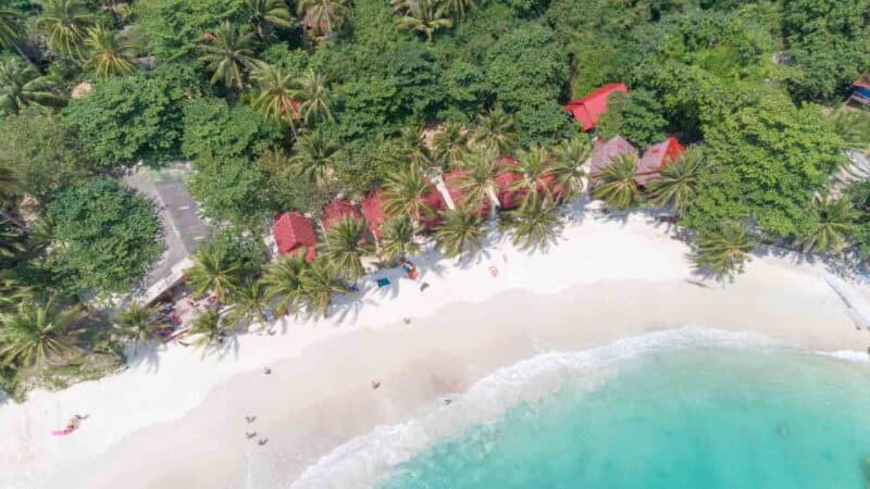 beach bungalows in Koh Phangan Thailand