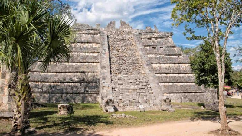 Limestone Pyramid of Ossario located at the Chichén Itzá site