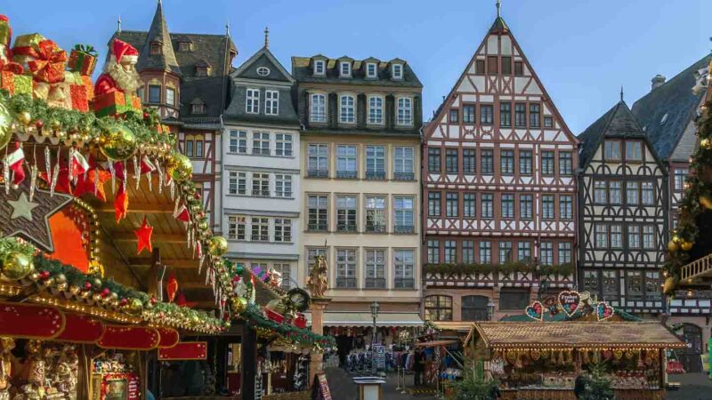 Römerberg Frankfurt Germany Christmas Market