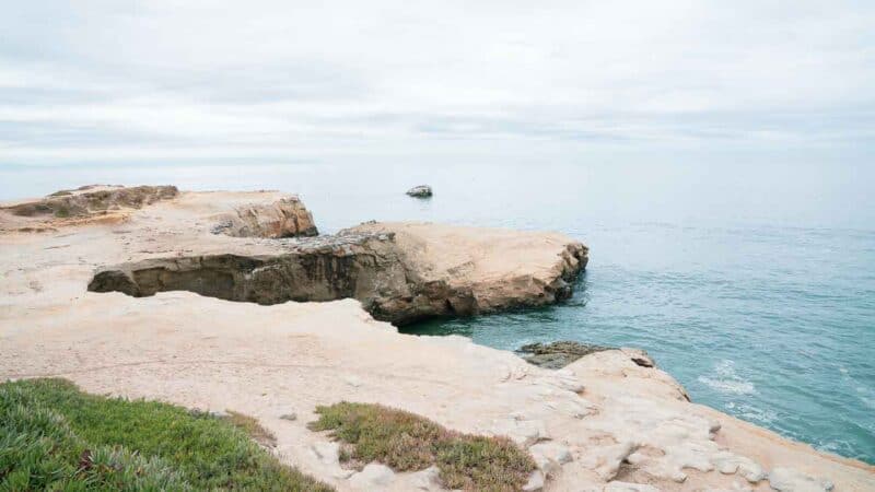 Cliffs of Lighthouse Fields State Beach - Places to visit in Santa Cruz