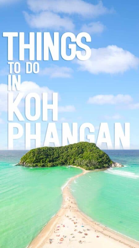 Drone photo of Koh Phangan Thailand - Pin for Things to do