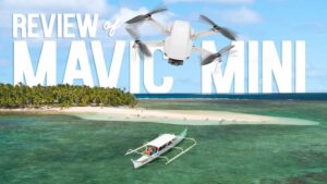 Featured image of Mavic Mini over tropical island - Review of DJI Mavic Mini Drone