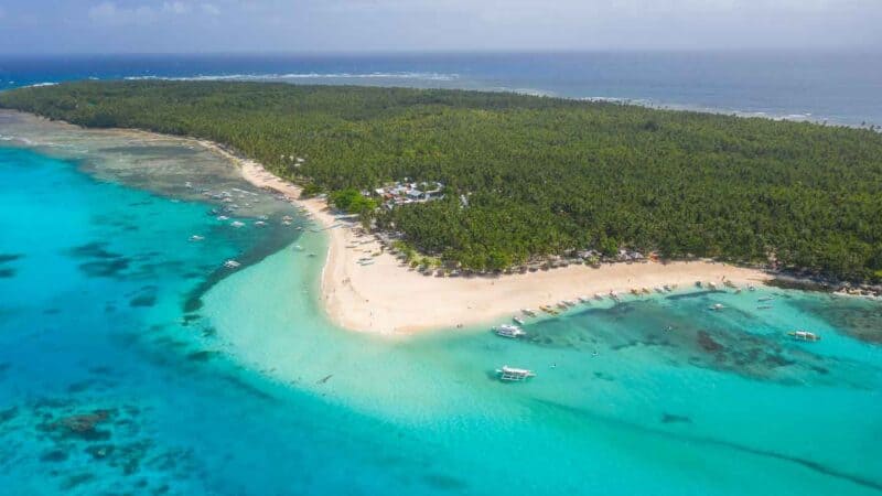 Aerial Photo of Daku Island - 3 Island Day trip from Siargao - Top things to do