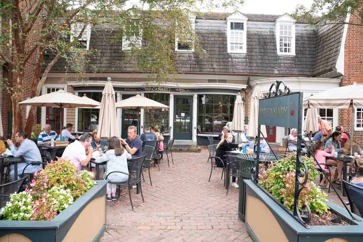 Fat Canary Top rated restaurants in Williamsburg Virginia GETTING