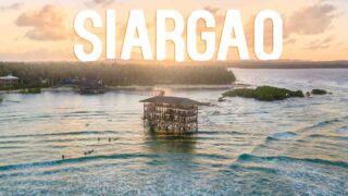 Aerial Photo of Cloud 9 Surf Break - Featured Image for Siargao Island Philippines