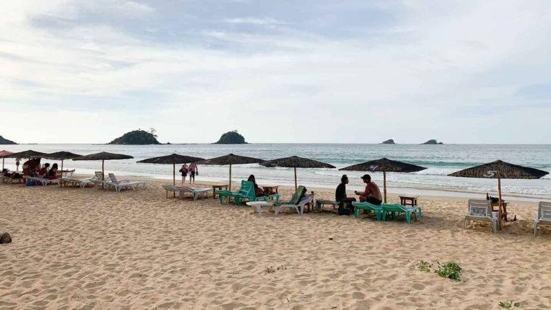 Beach Chairs on Nacpan Beach