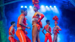 Tropicana dancers Havana Cuba