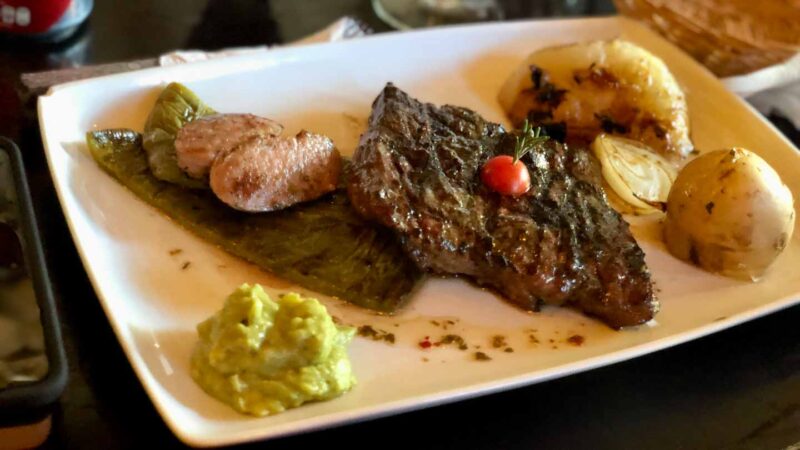 Attachera steak at El Asadero Tulum restaurant