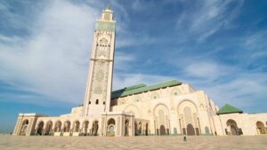 View of the exterior of the Hassan II Mosque Casablanca - Must see Morocco