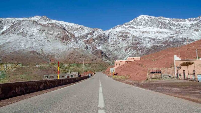 Road through the Atlas Mountains - Places to see in Morocco