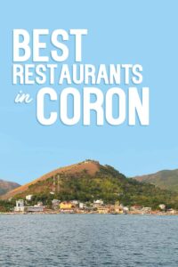 view of Coron Town in the Philippines - Pin for best Restaurants