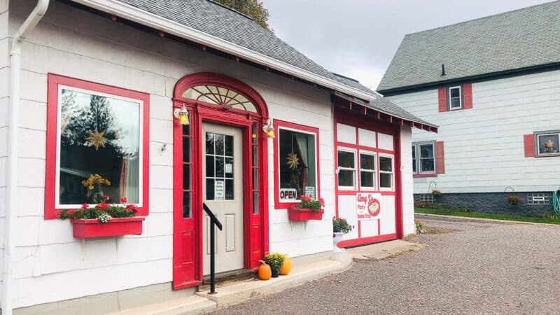 Exterior of Amy J's Bakery - Best place to get a Pasty Hancock Michigan - Must do Things