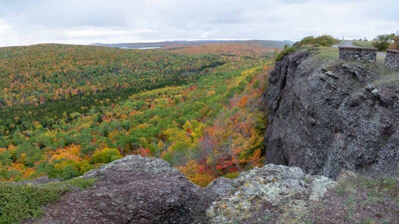 viewpoint of the Brockway Mountain Drive