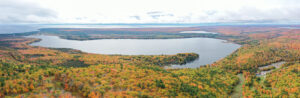 panoramic view of Lac La Belle - Things to do near Copper Harbor