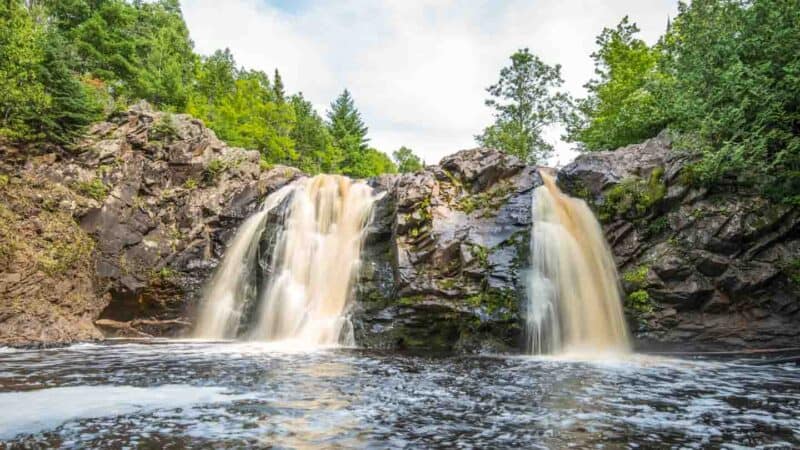 Little Manitou Falls in Wisconsin