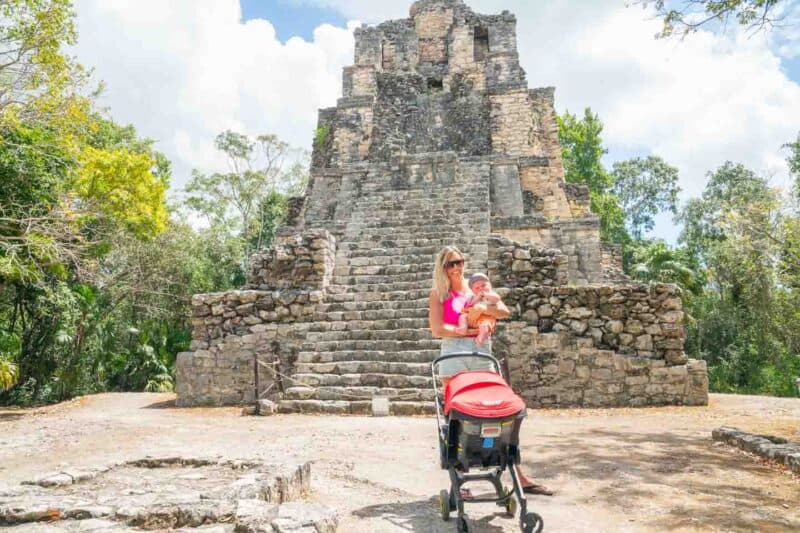 Family Photo at Muyil Ruins 3