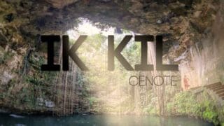 Light beaming into Cenote Il Kil in Mexico near Chichen Itza - top cenotes in Mexico