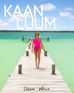 Wamn walking on the dock with text over image - Kaan Luum