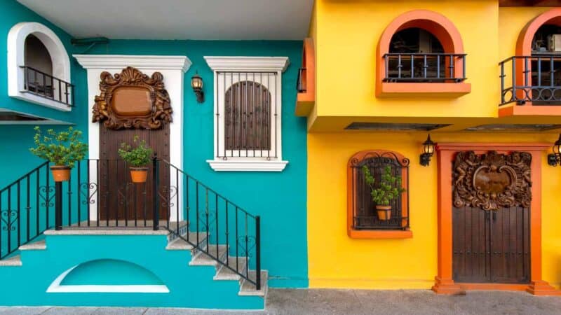 Centro Historico Puerto Vallarta colorful streets