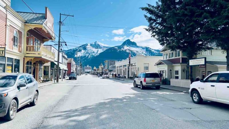 downtown Skagway Alaska