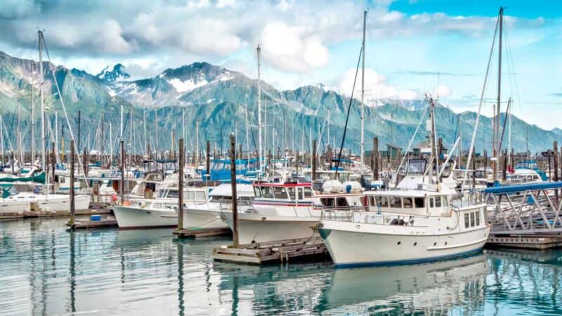 boats in Seward Alaska 