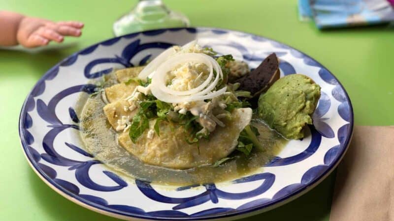 Tropical Playa del Carmen breakfast