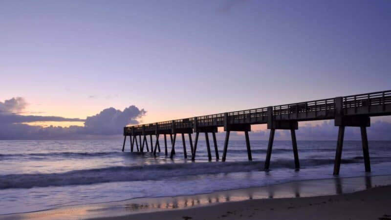 Sunset at Pier at Vero Beach