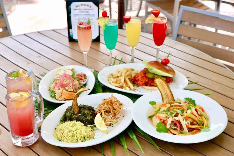 food and drinks at Rumba Bar and Grill Clearwater Restaurant