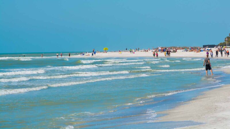 Treasure Island Beach in Florida near Disney World 